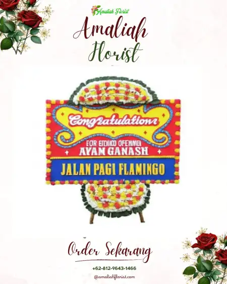Sewa Papan Bunga Karobelah
